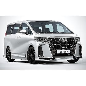 3D model 2018 Toyota Alphard TRD